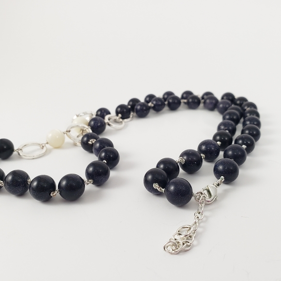 GOLDSTONE Galaxy Beaded Long Necklace - Picture 5 of 6